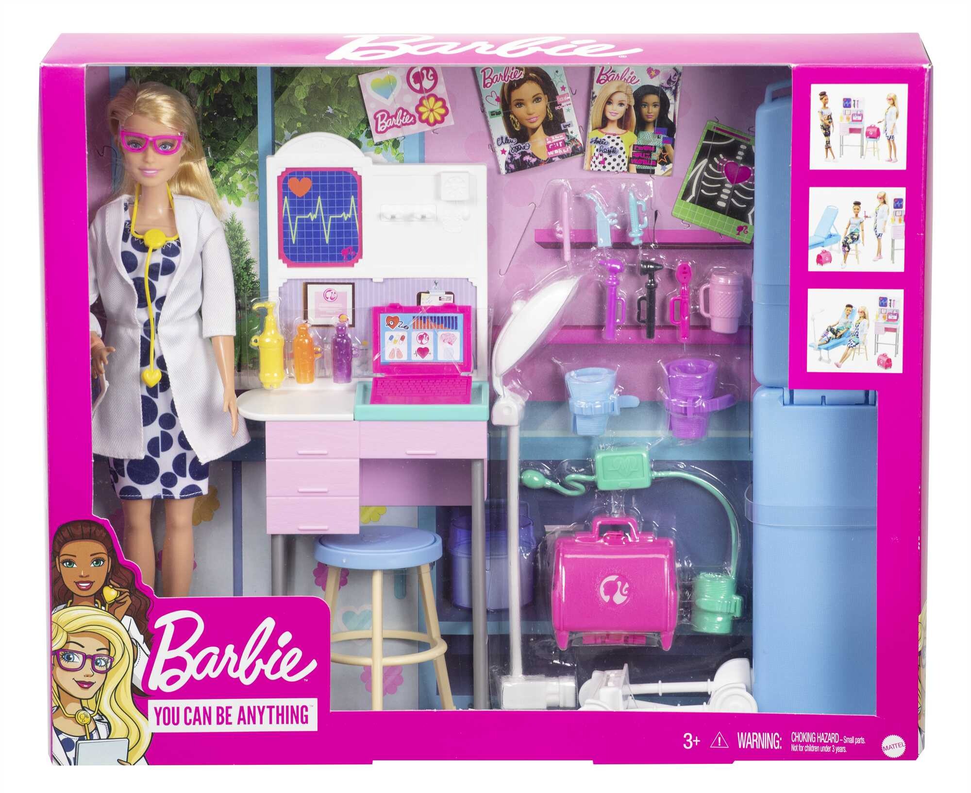 Barbie- Playset con Bambola Infermiera e tanti accessori