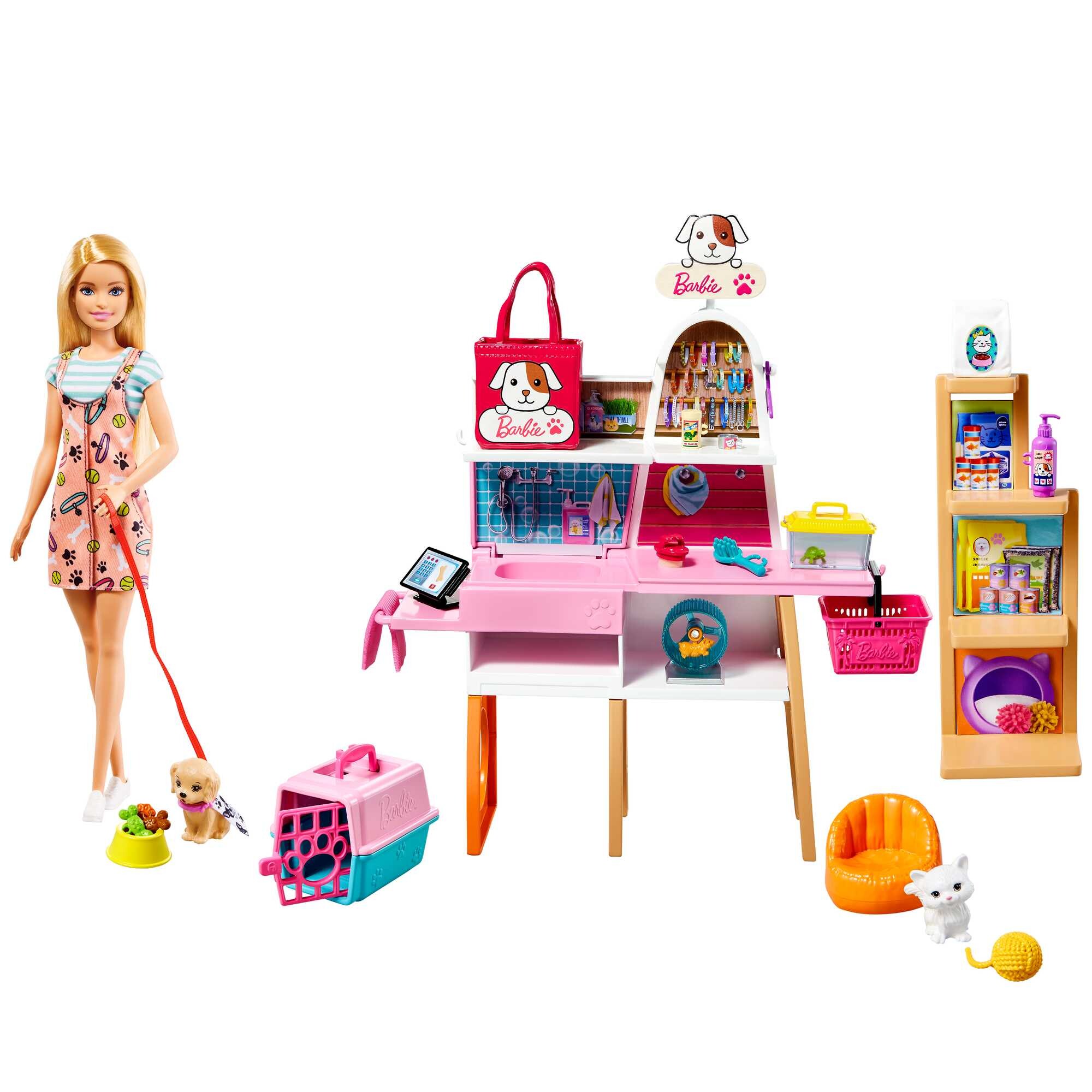 Barbie, bambola barbie extra snodata con lunghi capelli biondi con  cuoricini con completo floreale, coniglietto e accessori, giocattolo per  bambini 3+ anni, hdj45 - Toys Center