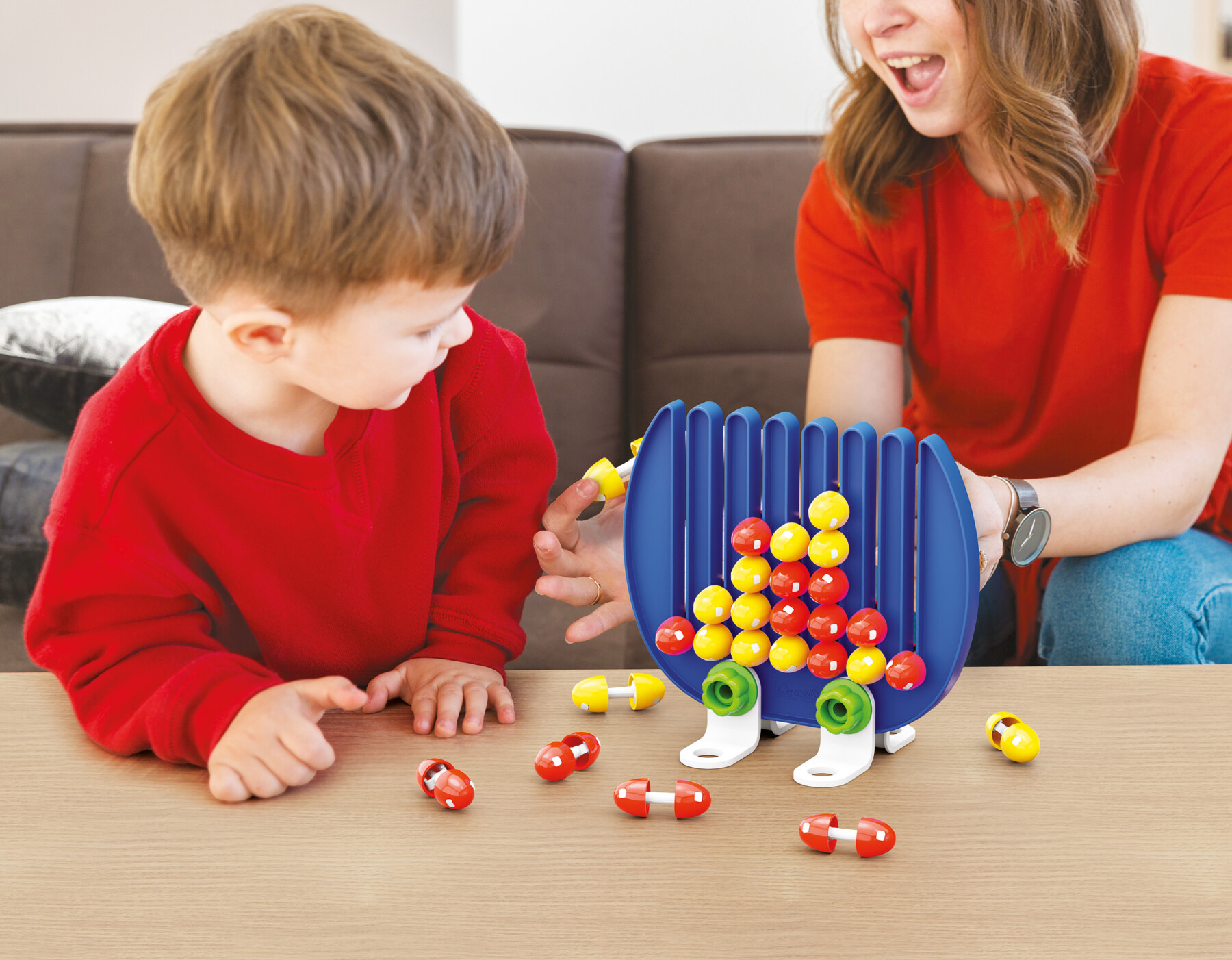 Four pegs, quercetti,  gioco di strategia, 4+ anni - 