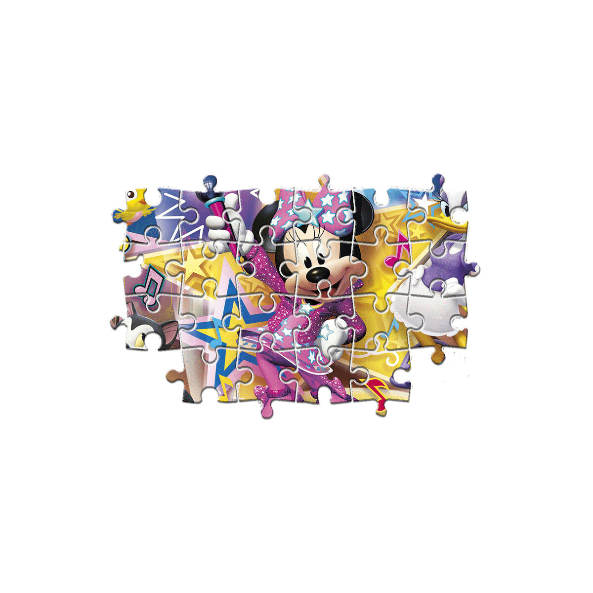 Clementoni - 26443 - puzzle 60 maxi minnie happy h 62x42 cm - CLEMENTONI, Minnie