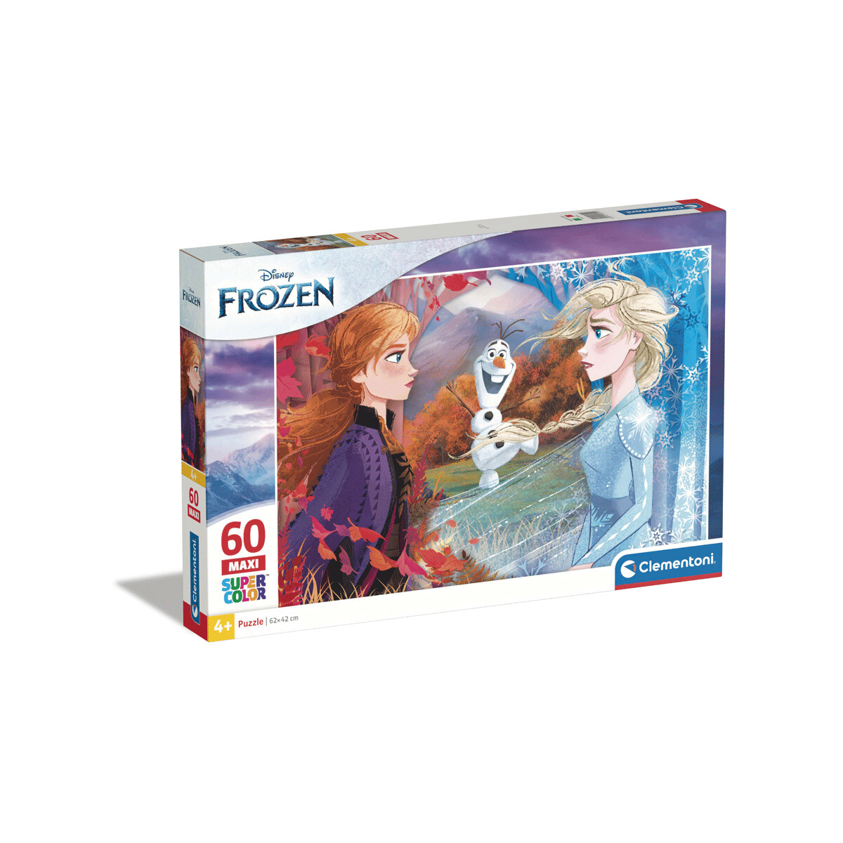 Clementoni - 26452 - puzzle 60 maxi frozen 2 - 62x42 cm - CLEMENTONI, DISNEY PRINCESS
