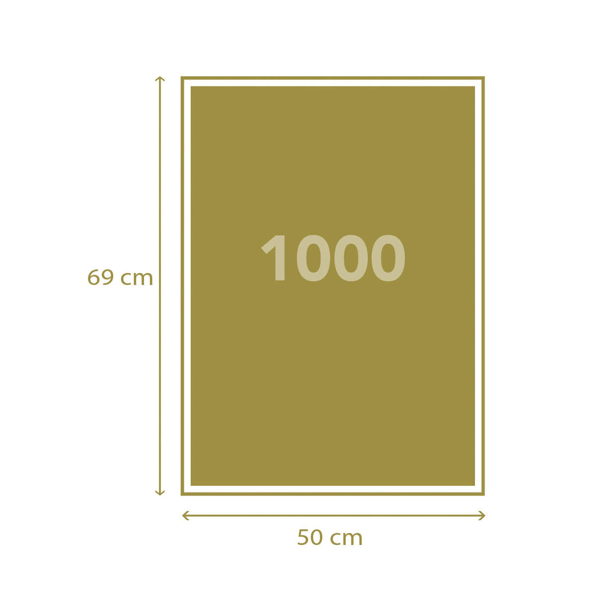 Clementoni - 39603 - puzzle 1000 hqc bibliodame 70 x 50 cm - CLEMENTONI