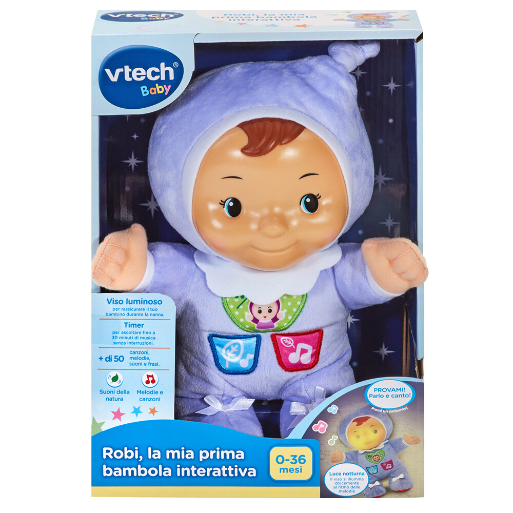 Vtech - robi la mia prima bambola interattiva musicale, parlante e luminosa! - VTECH