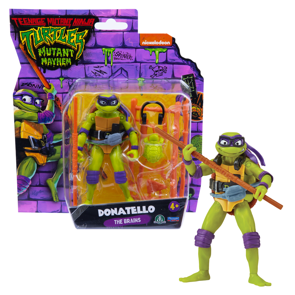 Turtles - caos mutante - action figures tartarughe ninja - donatello - GIOCHI PREZIOSI, Turtles