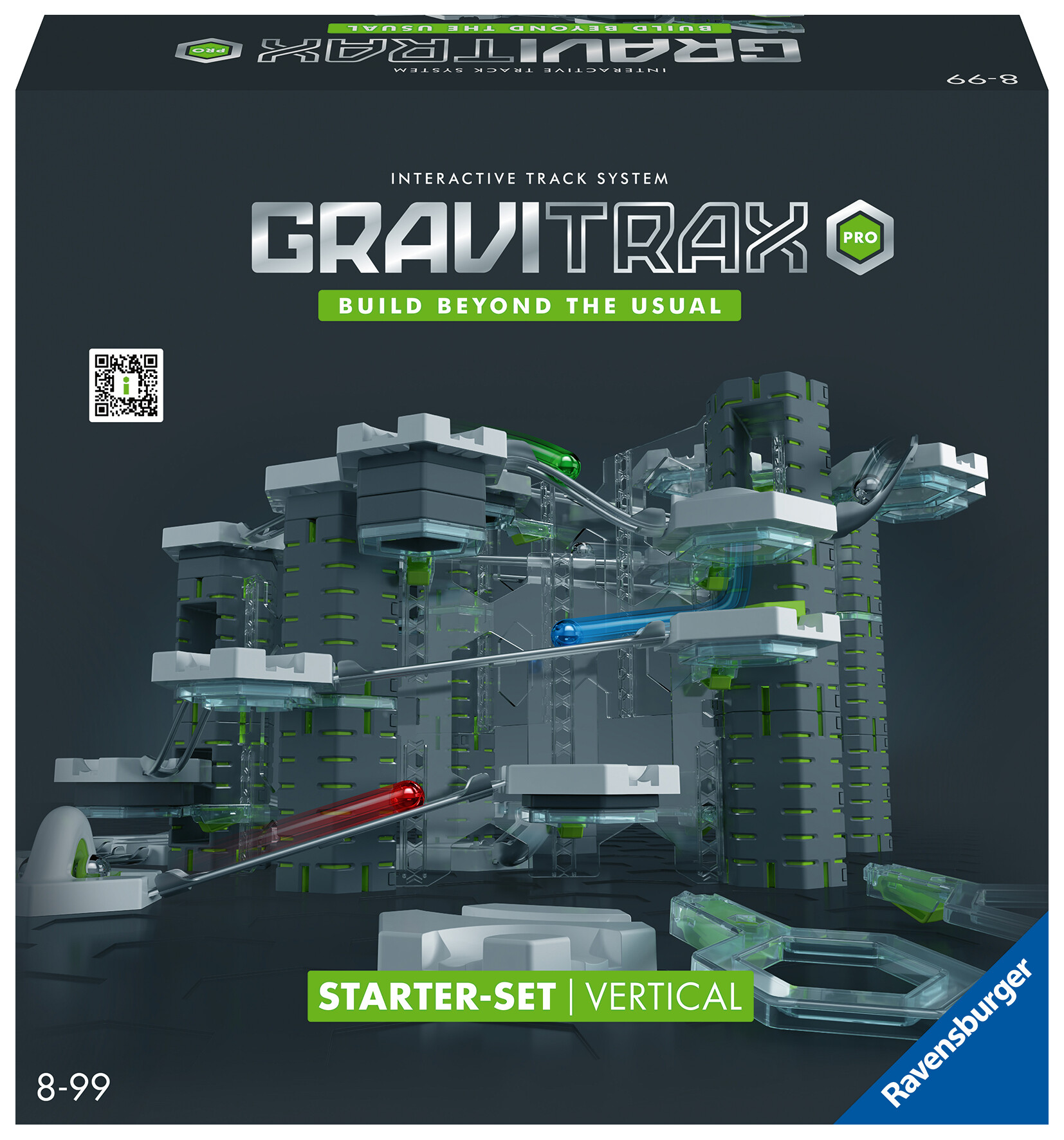 Ravensburger gravitrax starter set pro, gioco innovativo ed educativo stem, 8+ anni - GRAVITRAX