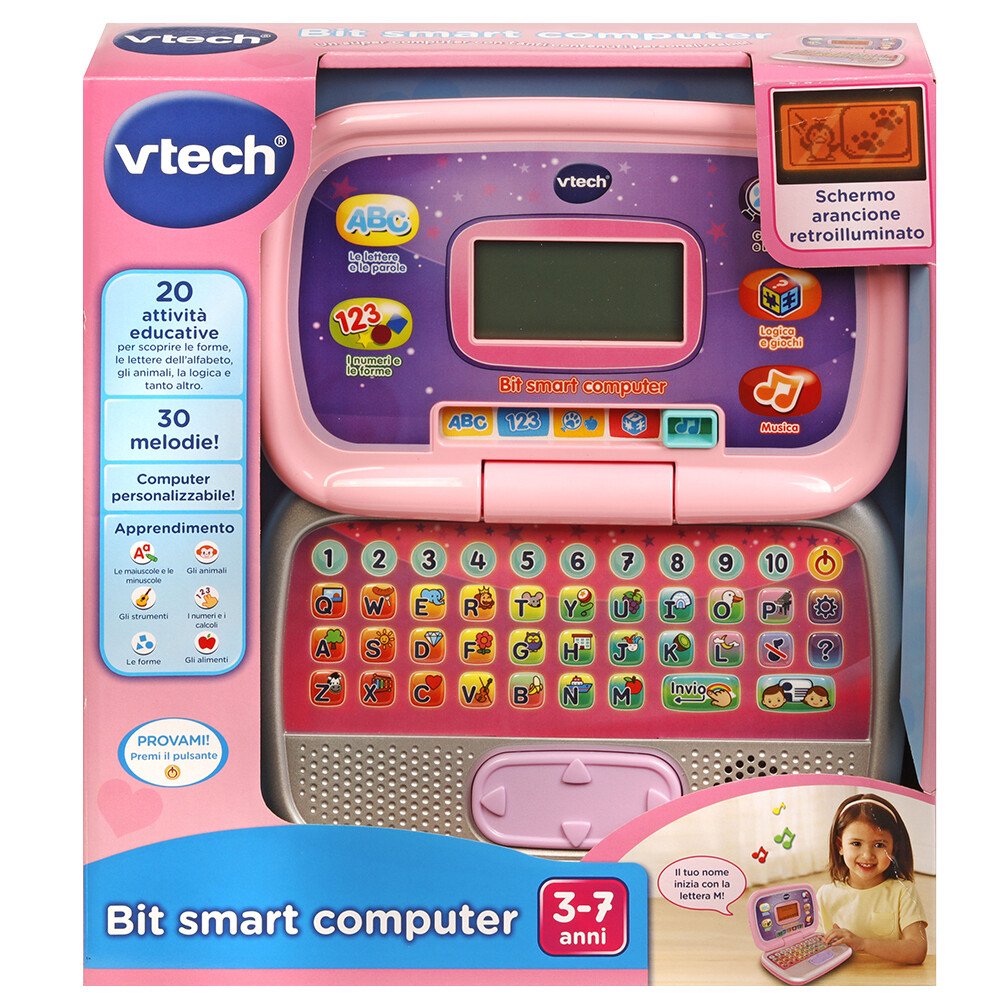Vtech - bit smart computer - il primo computer interattivo parlante e musicale per bambini - VTECH