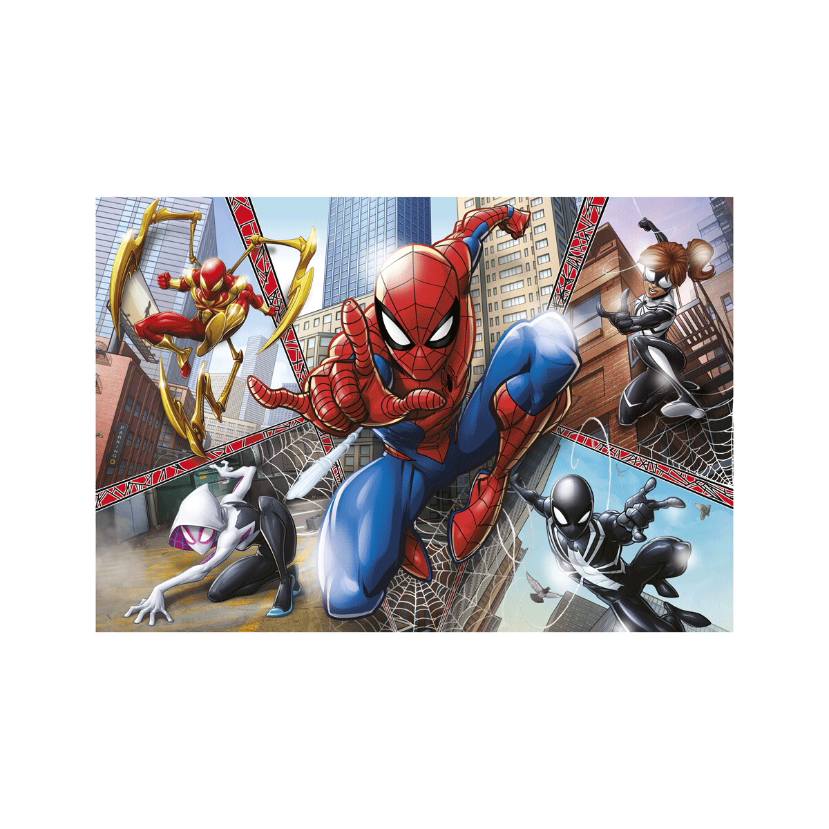 Clementoni - 23734 - puzzle 104 maxi spiderman 62x42 cm - 