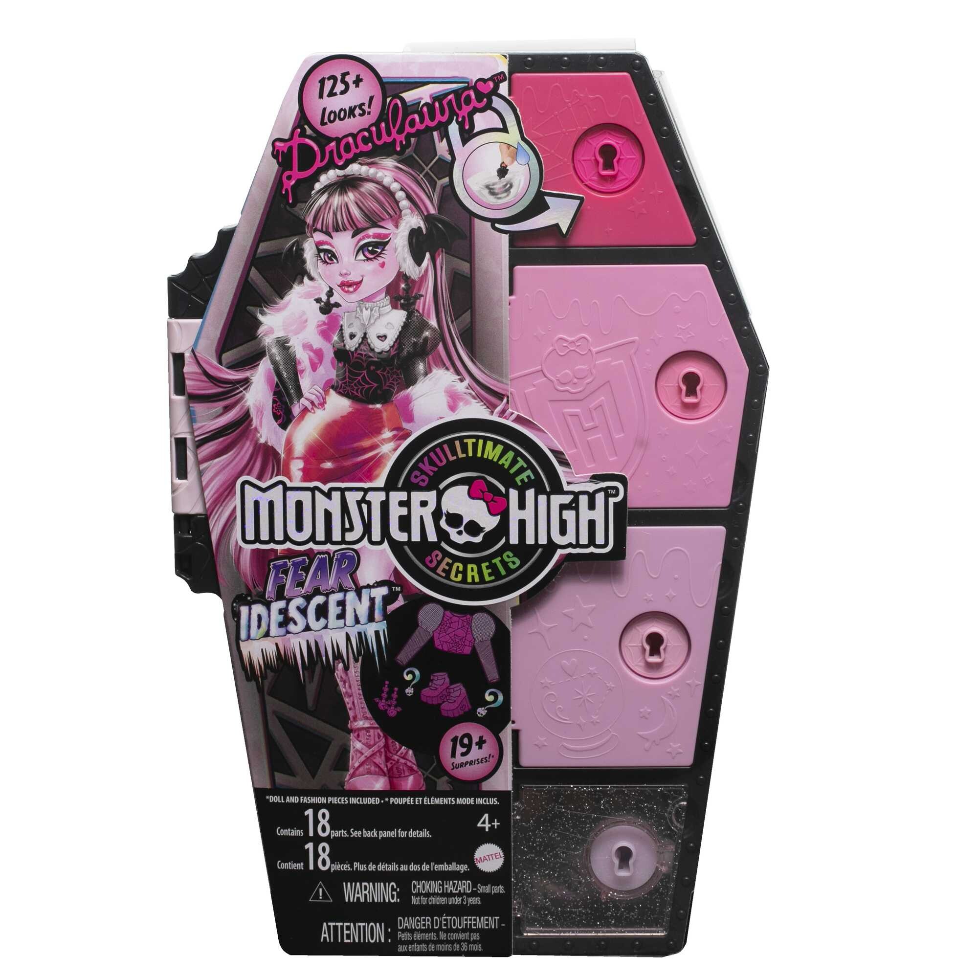 Monster high® segreti da brivido™ colori mostruosi™ bambola draculaura™ - 