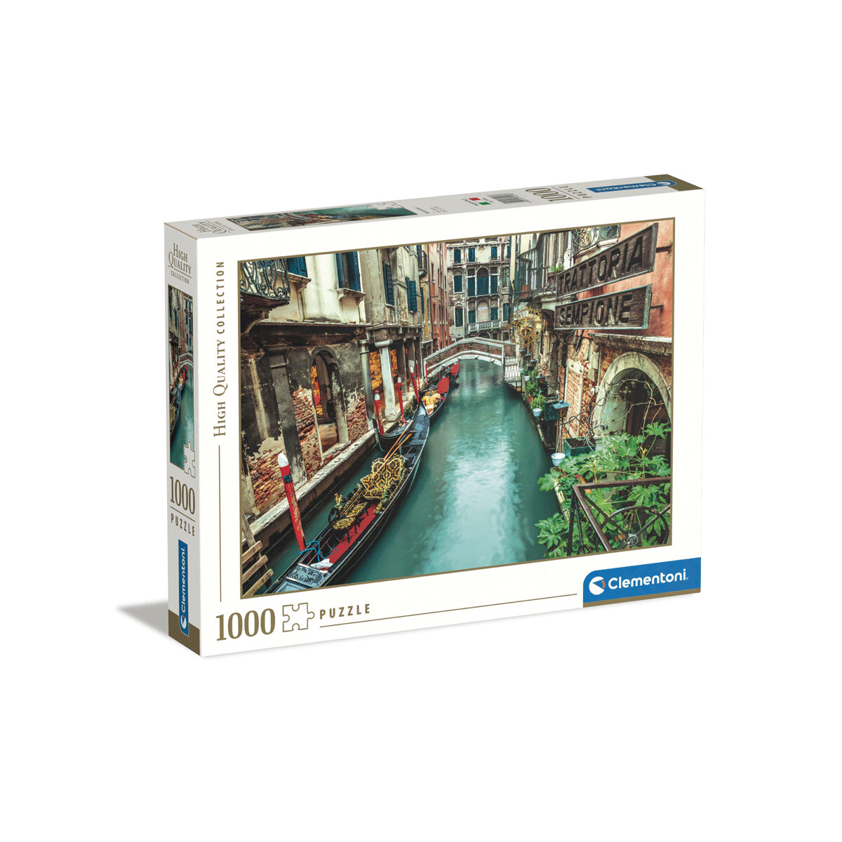 Clementoni - 39458 - puzzle 1000 italian canal venice 70 x 50 cm - CLEMENTONI