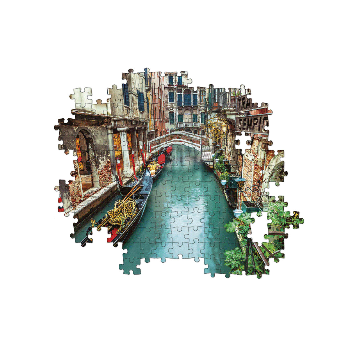 Clementoni - 39458 - puzzle 1000 italian canal venice 70 x 50 cm - CLEMENTONI