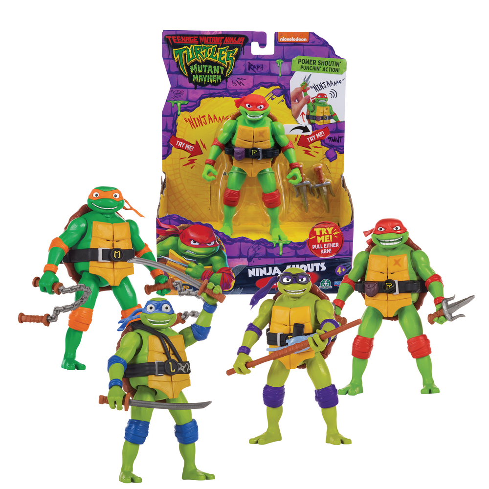 Turtles - action figures deluxe da 15cm - raffaello - GIOCHI PREZIOSI, Turtles