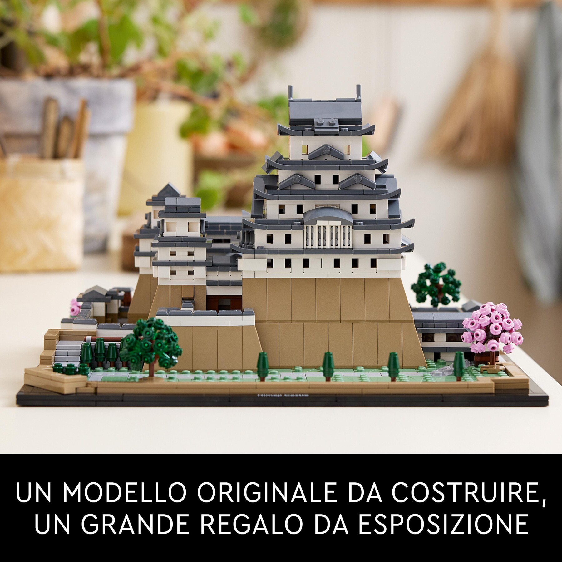 Lego architecture 21060 castello di himeji, kit modellismo adulti, collezione monumenti, albero ciliegio in fiore da costruire - LEGO ARCHITECTURE