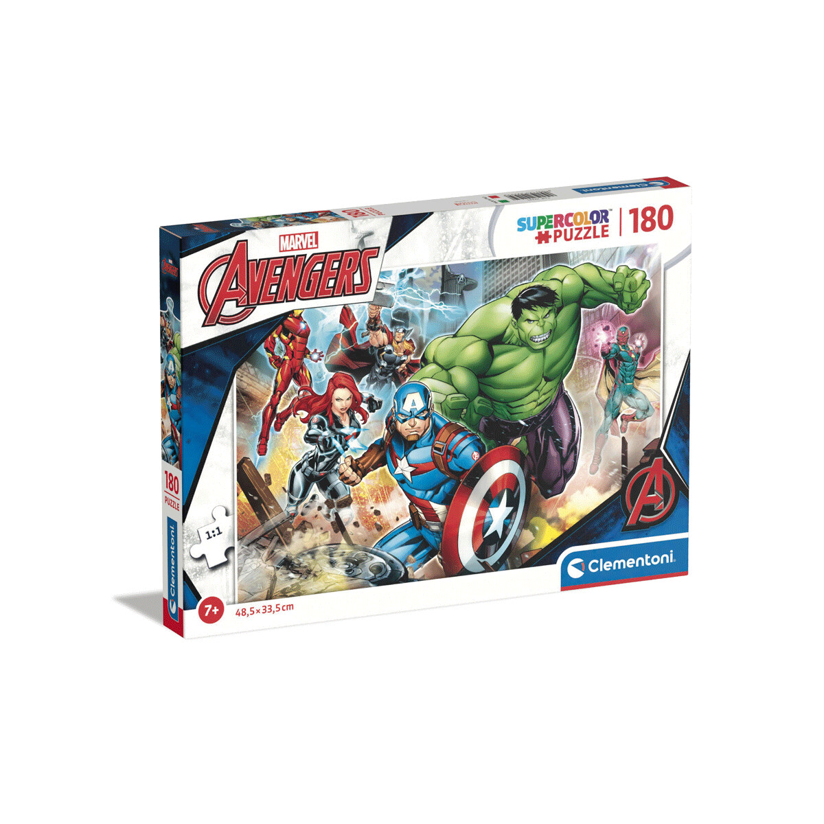 Clementoni - 29295 - puzzle 180 avengers 49 x 34 cm - 