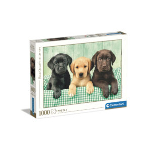 Clementoni - 39279 - puzzle 1000 hqc i tre labrador 70 x 50 cm - CLEMENTONI