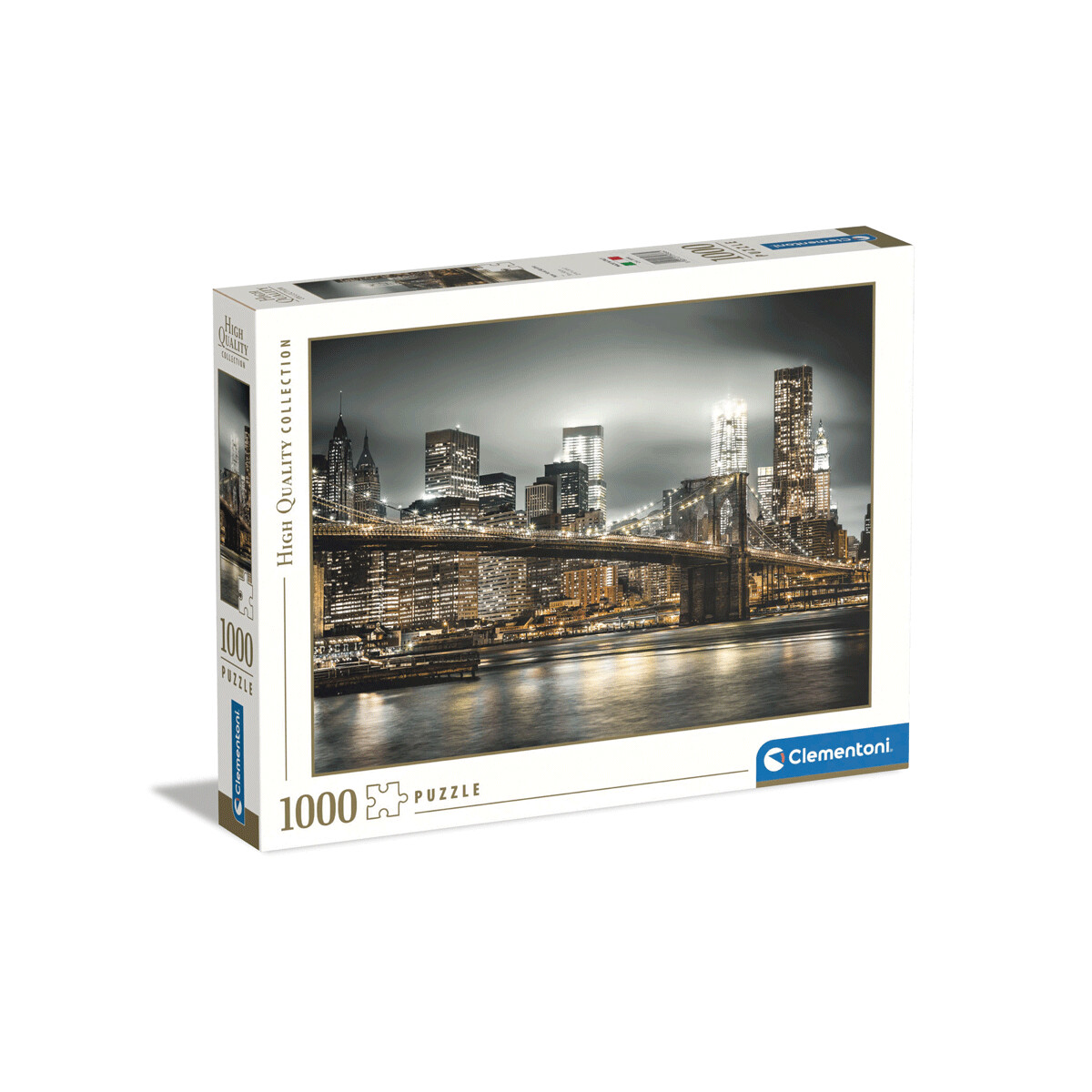 Clementoni - 39366 - puzzle 1000 hqc new york skyline 70 x 50 cm - CLEMENTONI