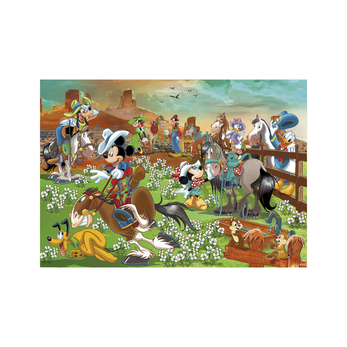 Clementoni Disney Mickey and Friends-104 Maxi pièces-Puzzle Enfant-fabriqué  en Italie, 4 Ans et Plus, 23759, No Color