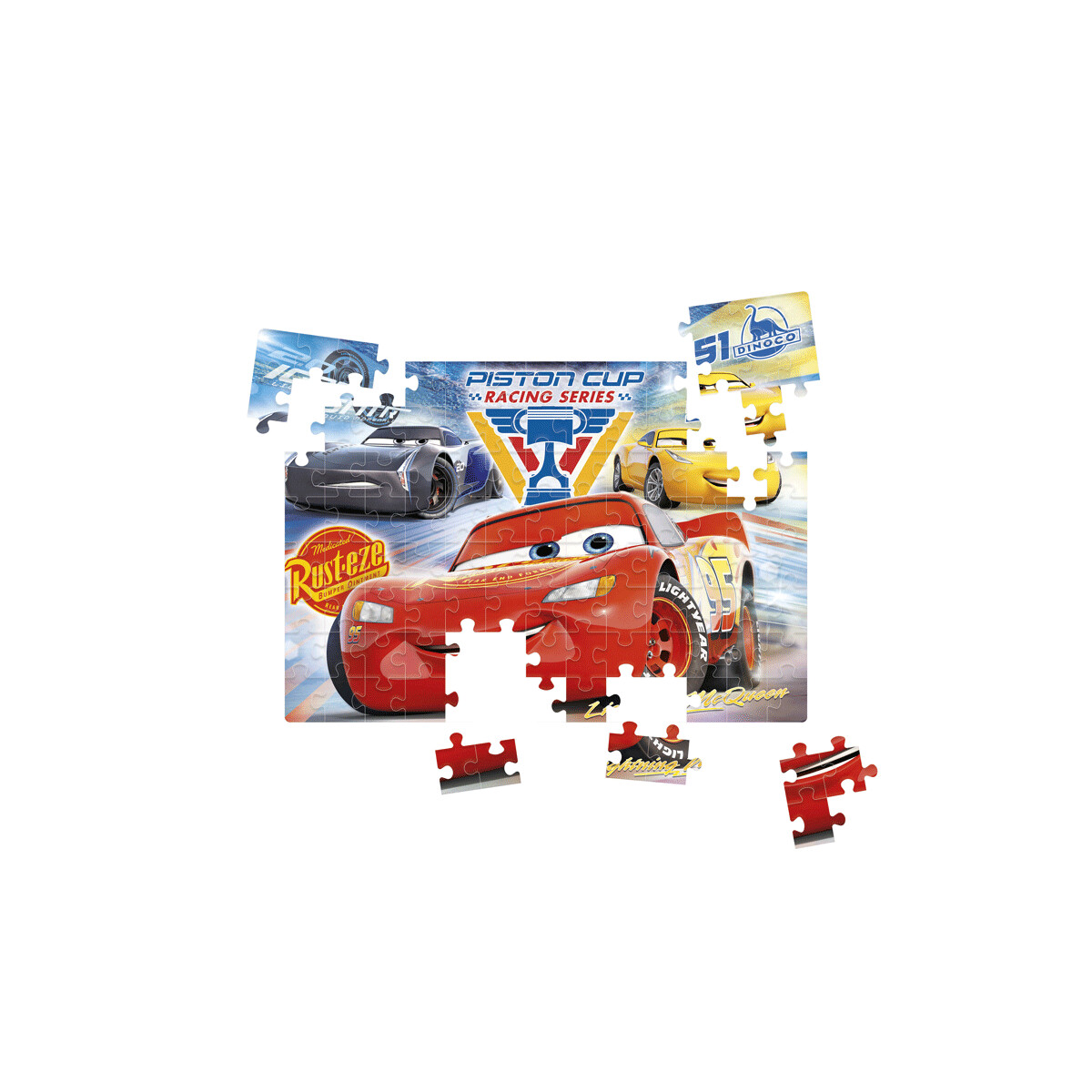 Clementoni - 27072 - puzzle 104 pezzi cars 3 - 38 x 27 cm - 