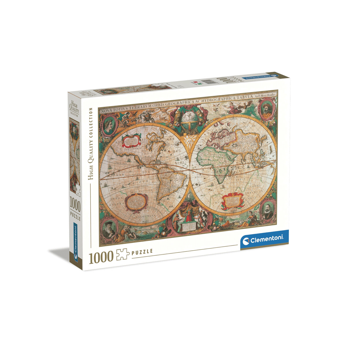 Clementoni - 31229 - puzzle 1000 hqc old map 70 x 50 cm - CLEMENTONI