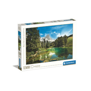 Clementoni - 31680 - puzzle 1500 hqc blue lake 59 x 84 cm - CLEMENTONI