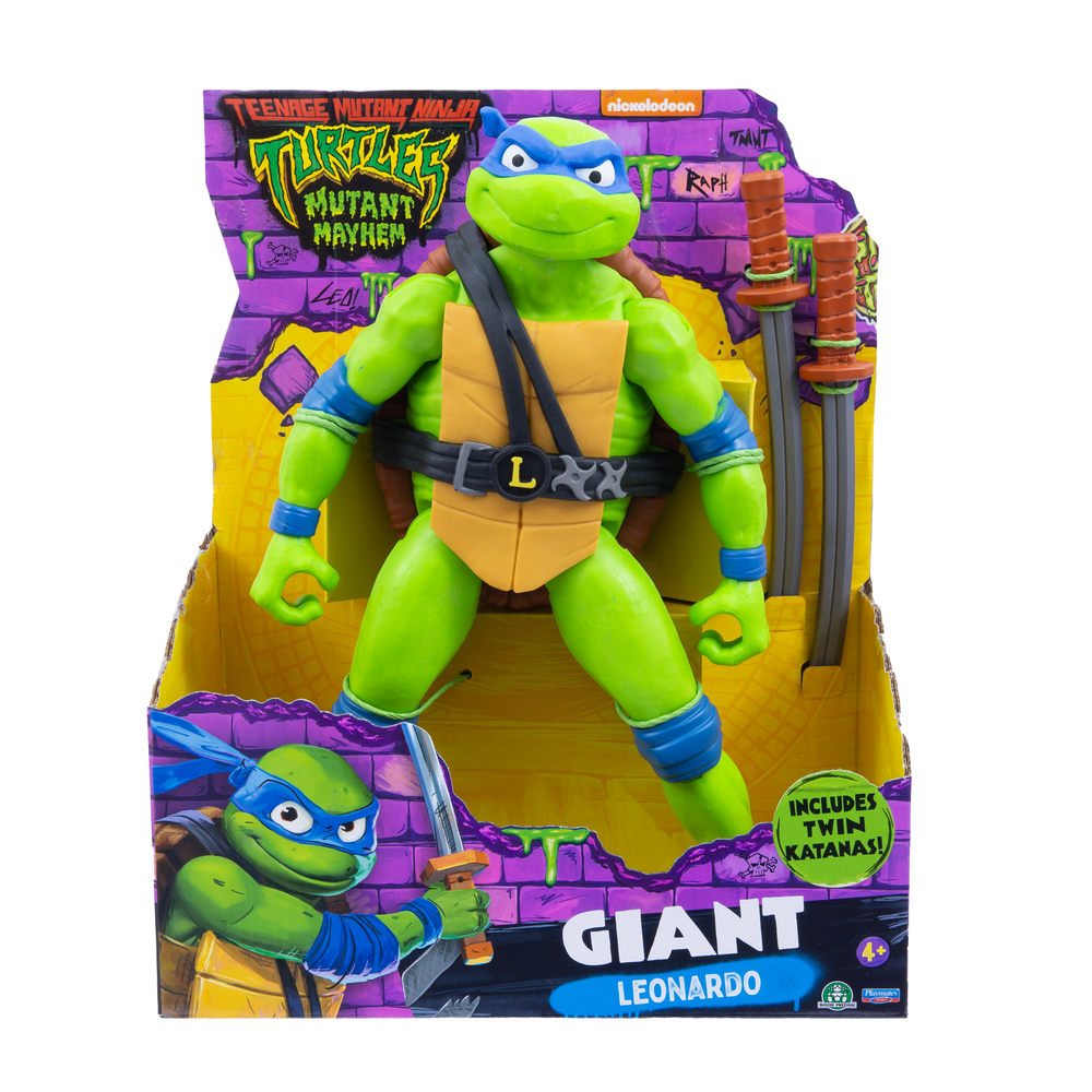 Turtles - tartarughe ninja - personaggi giganti da 30cm - leonardo - Turtles