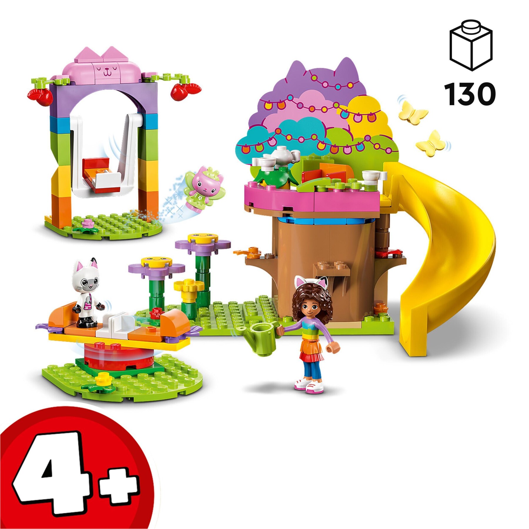Lego la casa delle bambole di gabby 10787 la festa in giardino della  gattina fatina con pandy panda, giochi per bambini 4+ - Toys Center