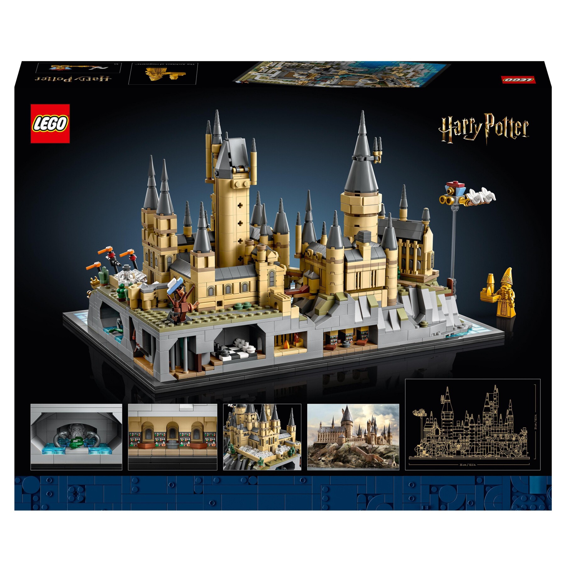 Lego harry potter 76419 castello e parco di hogwarts, grande set
