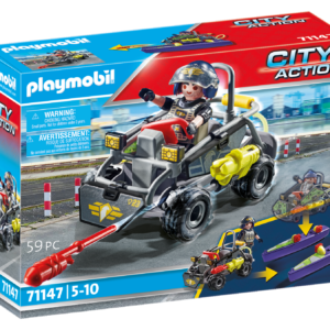 Playmobil 71147 unita' speciale - quad terra-acqua - Playmobil