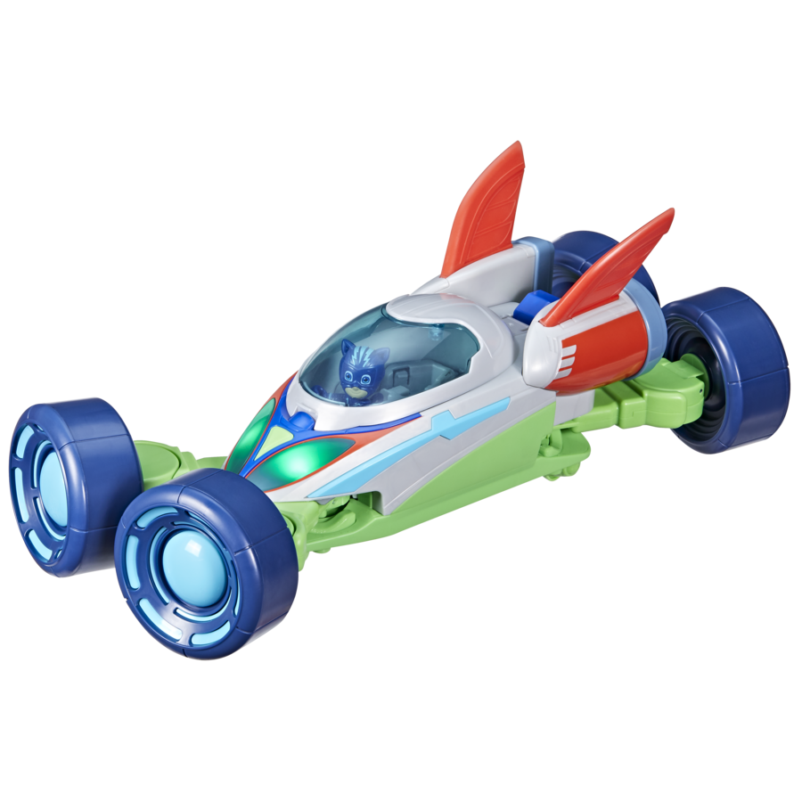 Pj masks: eroi super power, pj explo-mobile, veicolo convertibile, con luci e suoni, giocattoli dei superpigiamini - PJ MASKS