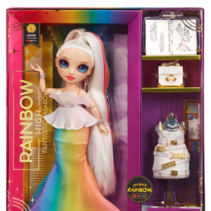 Rainbow high fantastic fashion doll – amaya raine - bambola fashion rossa e set da gioco con 2 abiti e accessori alla moda - Rainbow High