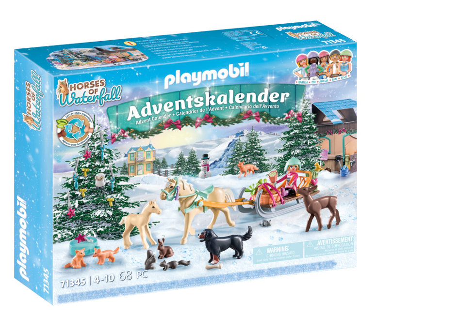 Playmobil 71145 calendario dell'avvento viaggio di natale in slitta - Playmobil