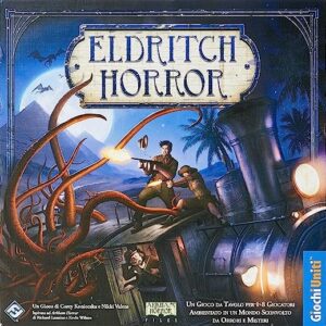 Eldritch horror, gioco d’avventura cooperativo per 1 - 8 giocatori, ispirato ai racconti di h.p. lovecraft - 