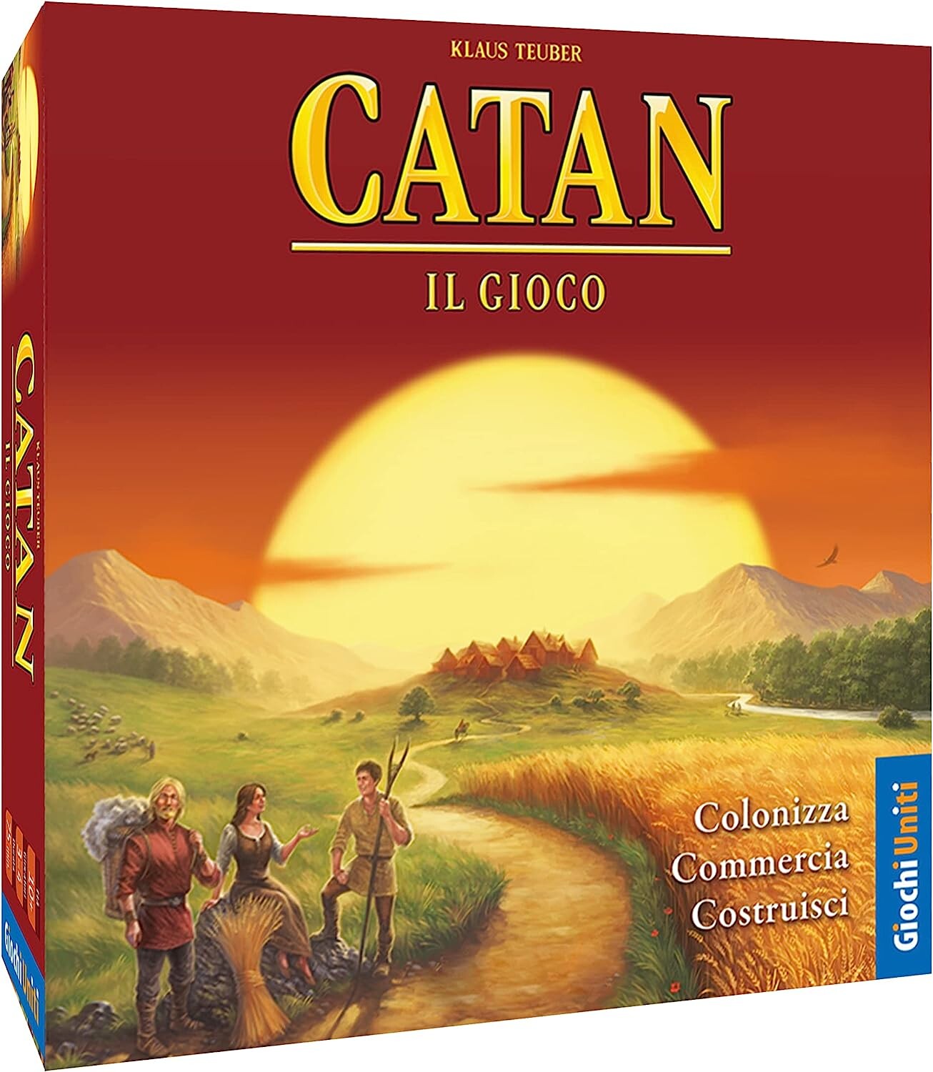 Catan base - edizione ecocompatibile 2022 - 10+ anni  - 3-4 giocatori - 
