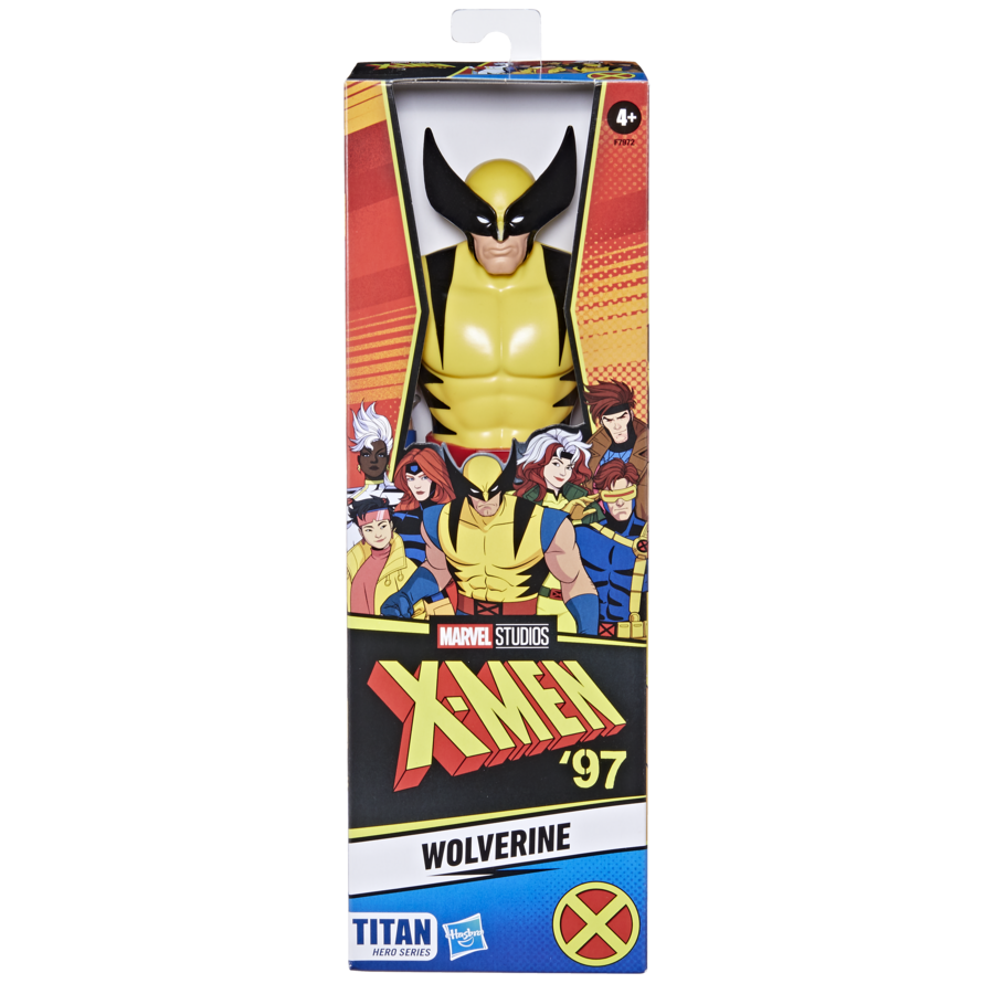 Hasbro marvel x-men, action figure di wolverine da 28,5 cm, giocattoli super hero, dai 4 anni in su - Avengers