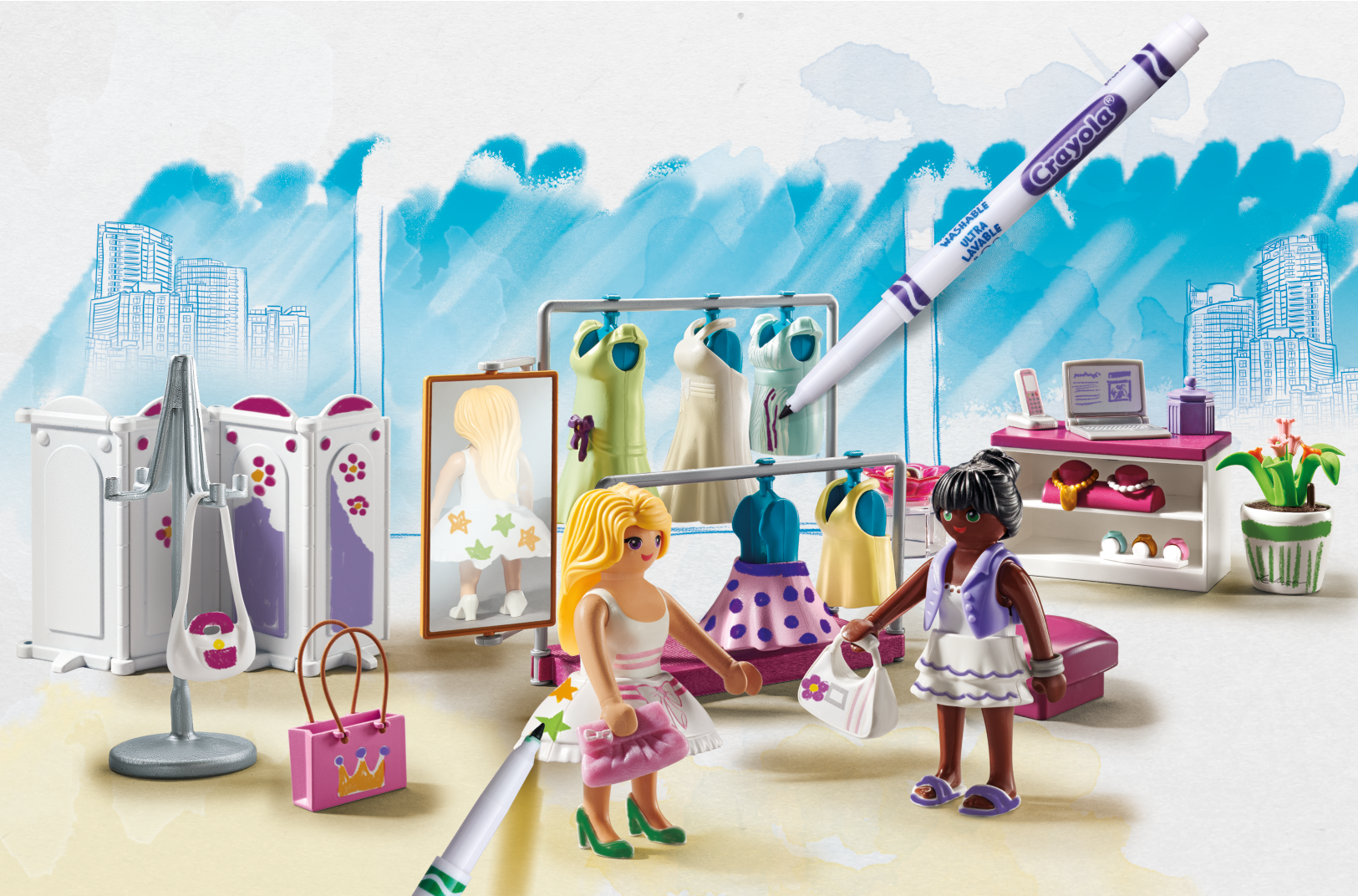 Playmobil color 71372 - fashion boutique per bambini dai 4 anni - Playmobil