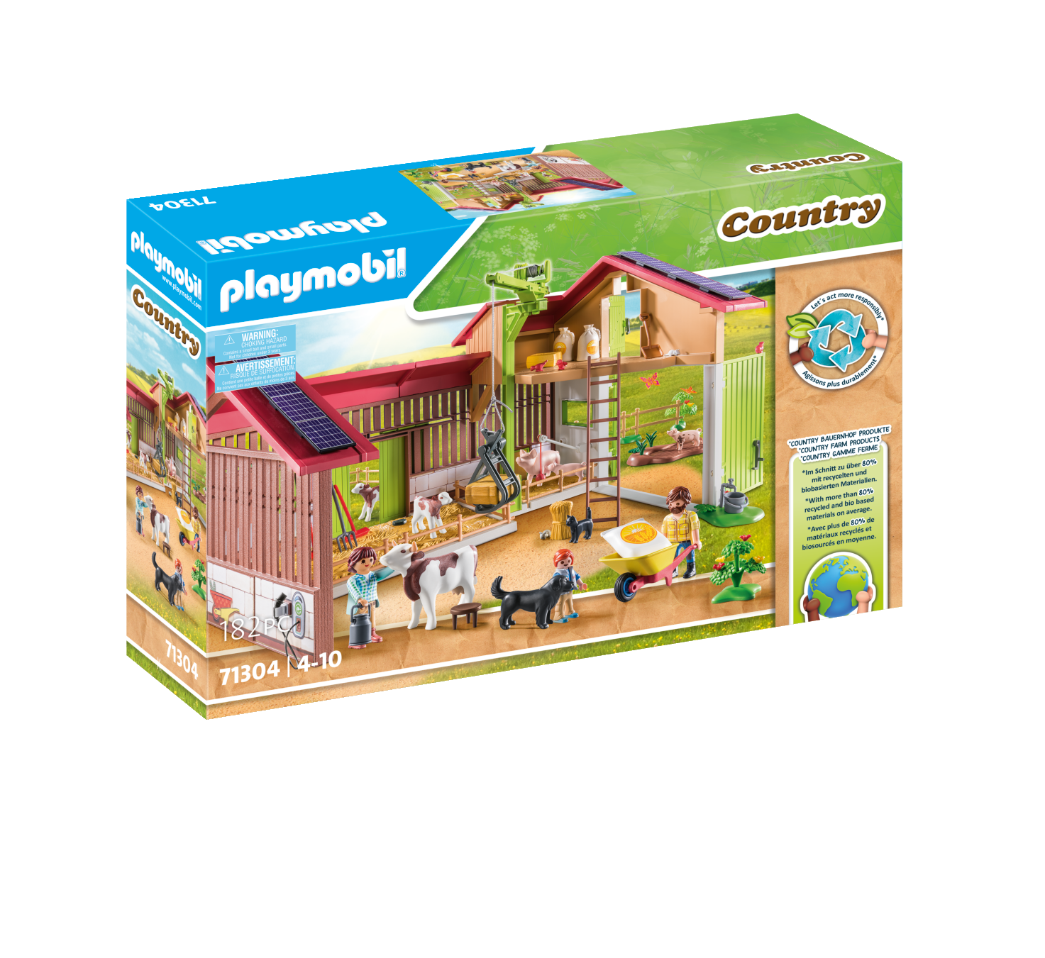 Playmobil 71304 grande azienda agricola per bambini dai 4 anni - Playmobil