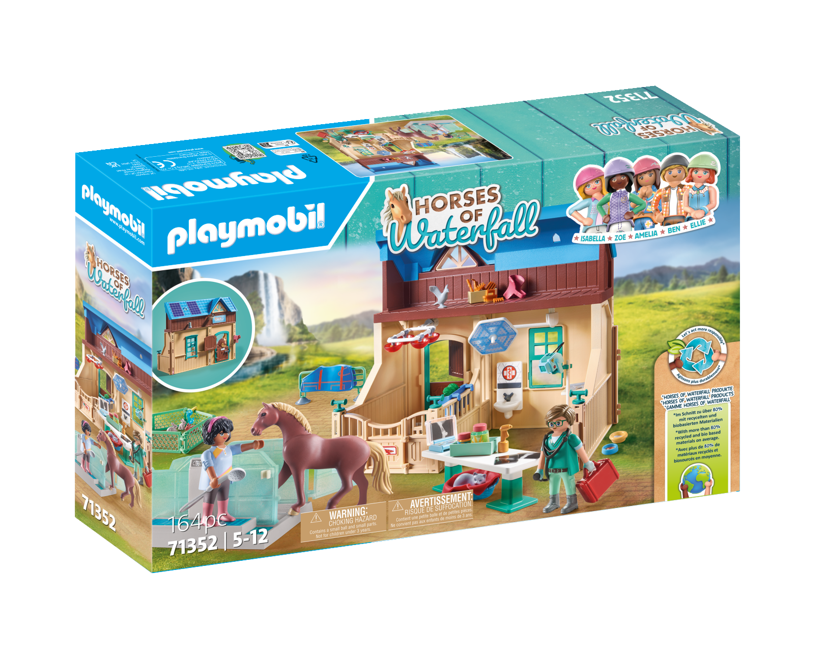 Playmobil 71352 stalla con veterinario per bambini dai 4 anni - Playmobil