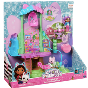 Gabby’s dollhouse | la casa sull'albero con luci, 2 personaggi, 5 accessori, 1 accessorio, 3 mobili, giocattoli per bambini dai 3 anni in su - GABBY'S DOLLHOUSE