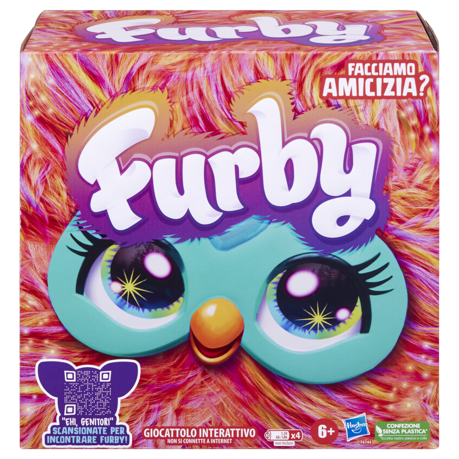 Furby corallo, giocattoli di peluche interattivi per bambini e bambine dai 6 anni in su - FURBY
