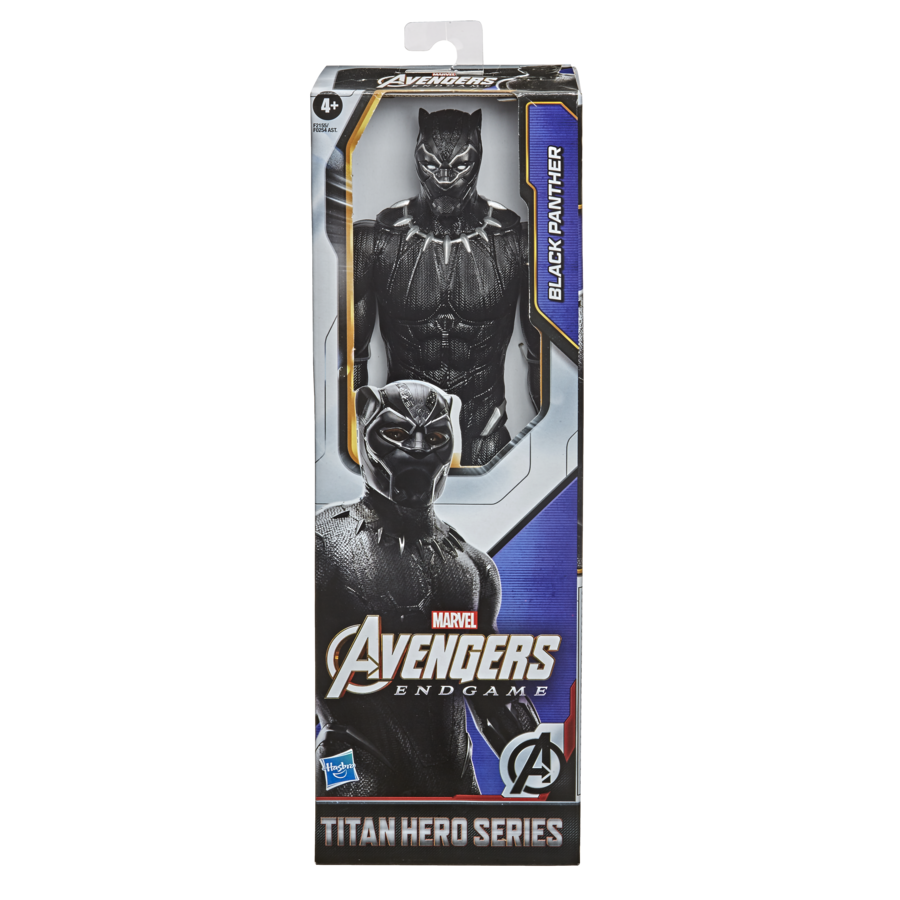 Marvel avengers titan hero series, action figure di black panther da collezione da 30 cm, giocattolo per bambini dai 4 anni in su - Avengers