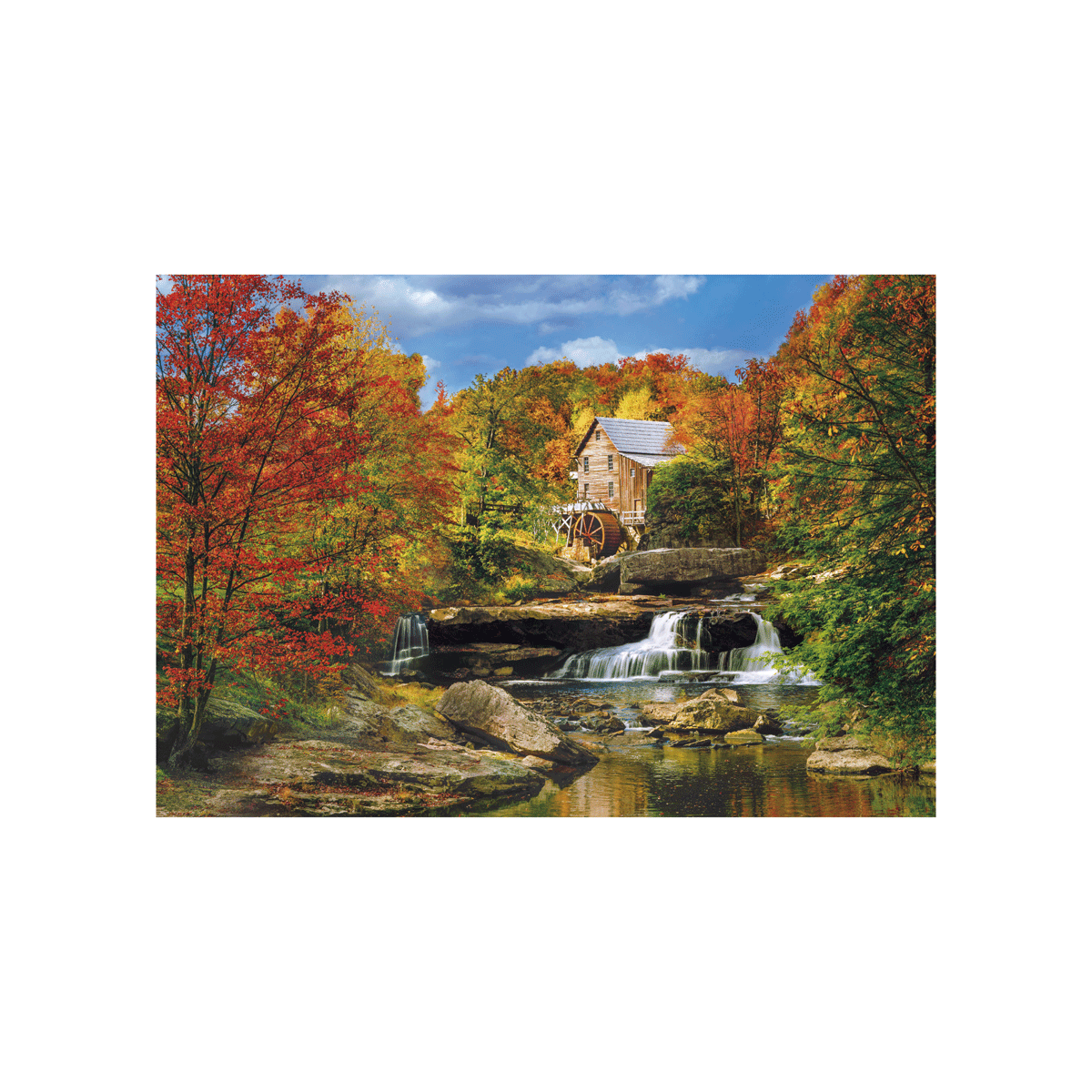 Clementoni puzzle high quality collection - glade creek grist mill - 2000  pezzi, puzzle adulti - Toys Center