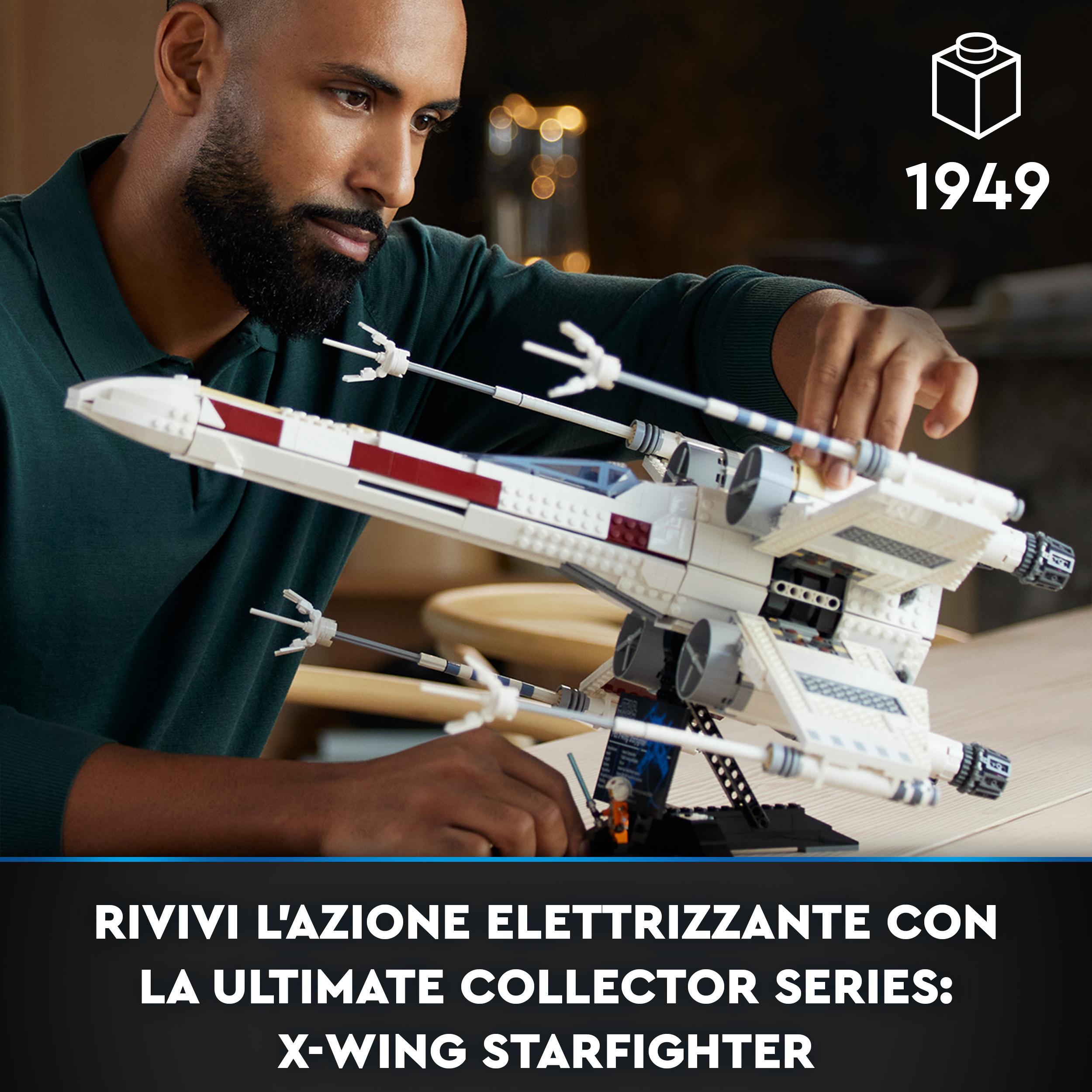 Lego star wars 75355 x-wing starfighter, modellino da costruire ultimate collectors series per adulti con luke skywalker e r2-d2 - LEGO® Star Wars™, Star Wars