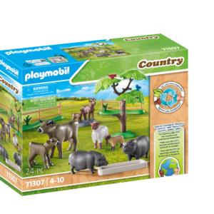 Playmobil 71307 animali della fattoria per bambini da 4 anni in su - Playmobil