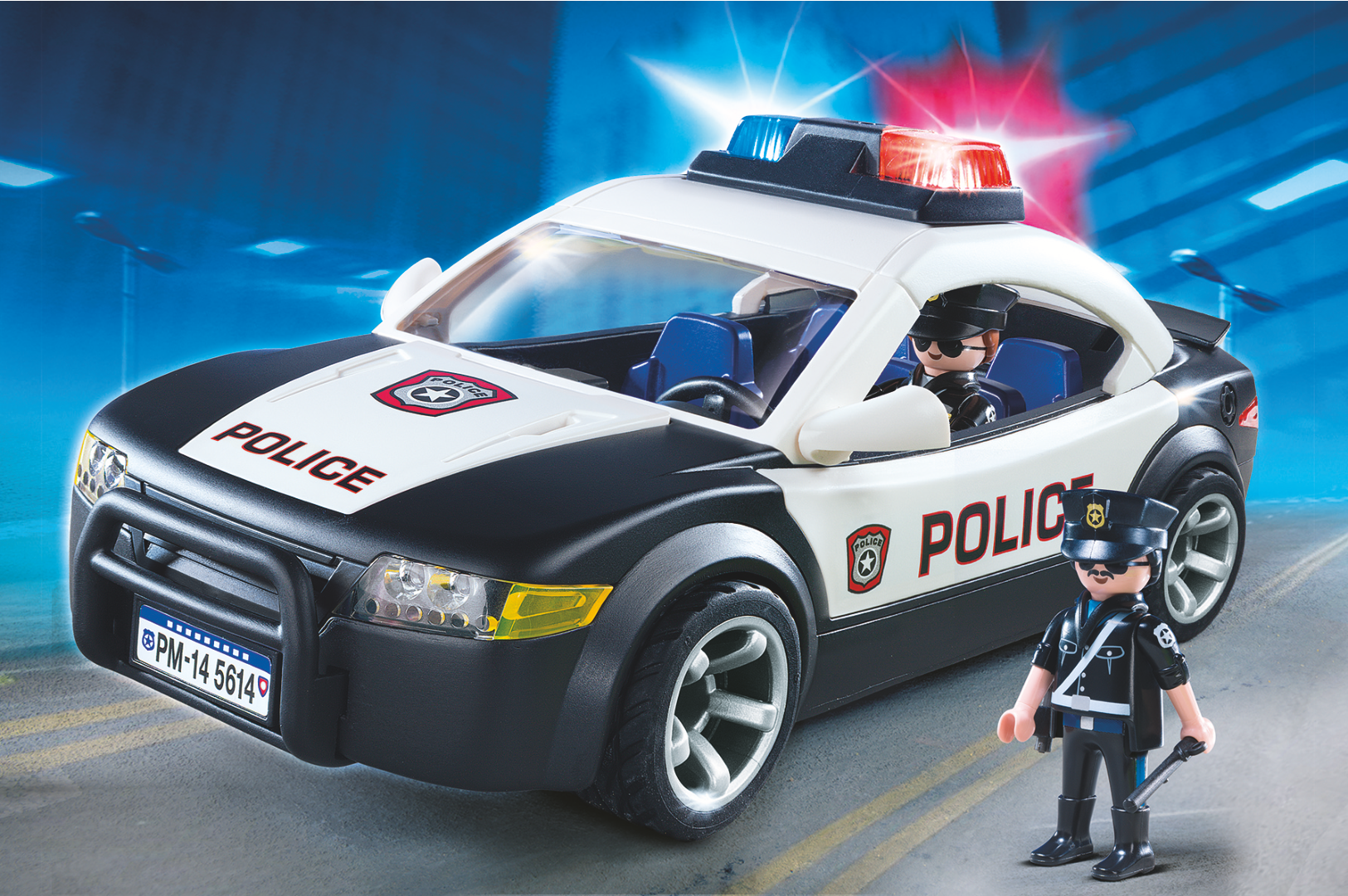Playmobil 5673 city action police car per bambini da 4 anni in su - Playmobil