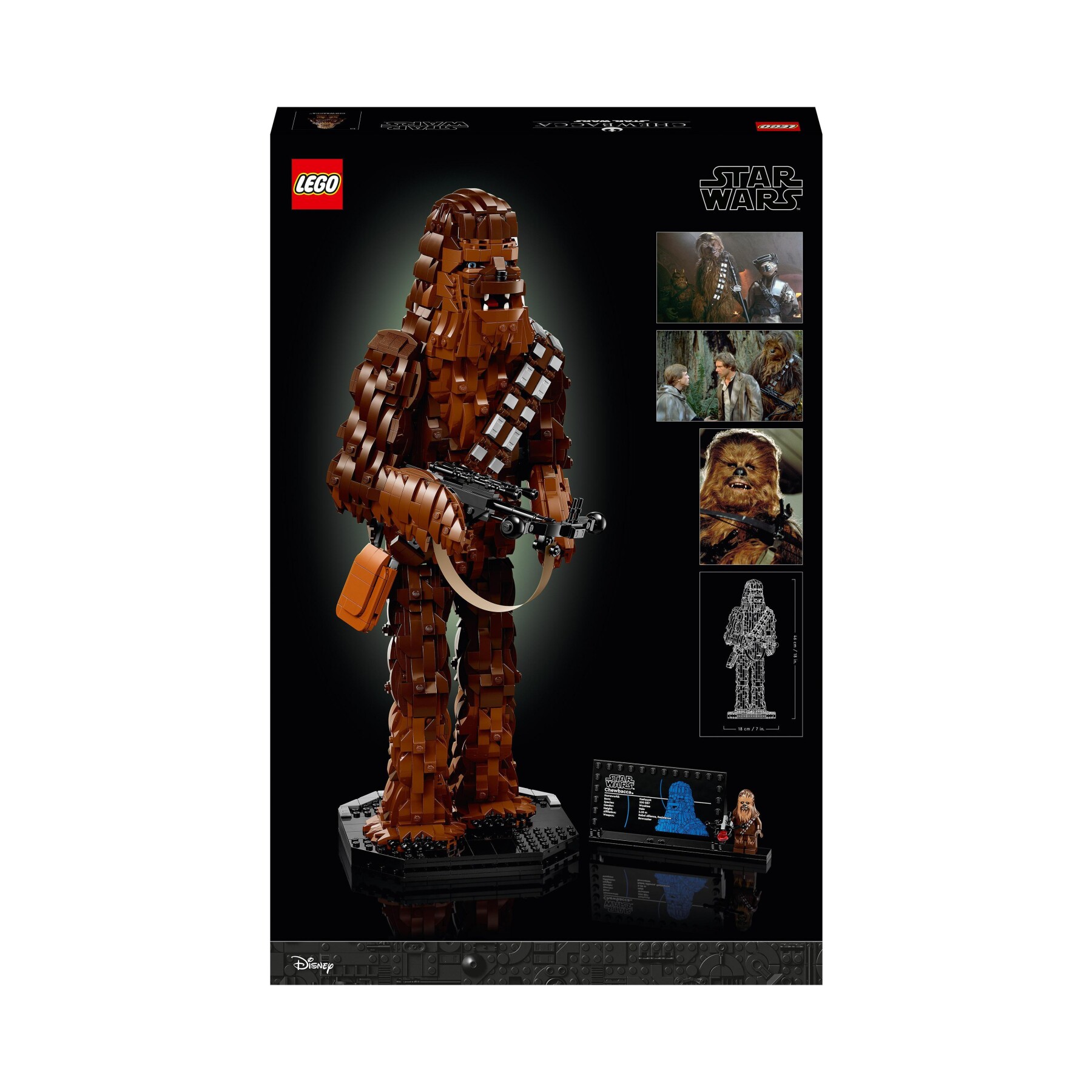 Lego star wars 75371 chewbacca, kit modellismo per adulti da collezione 40° anniversario il ritorno dello jedi, idea regalo - LEGO® Star Wars™