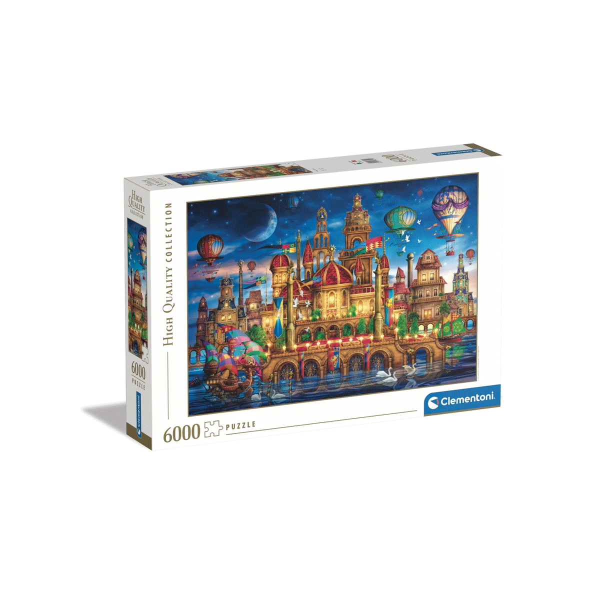 Clementoni puzzle high quality collection - downtown - 6000 pezzi, puzzle adulti - CLEMENTONI