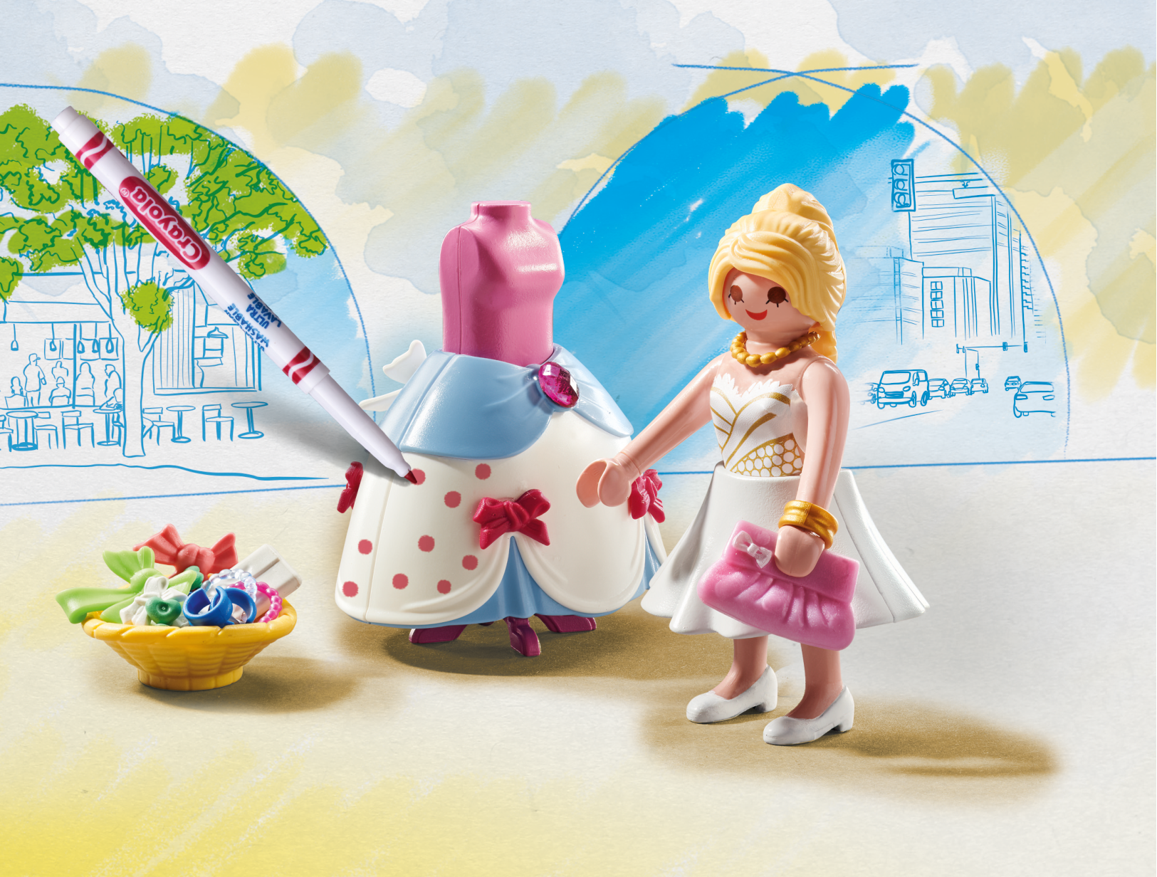 Playmobil color 71374 - fashion designer per bambini dai 4 anni - Playmobil