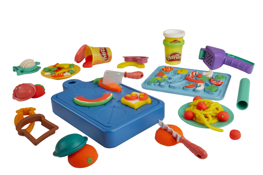 Play-doh, il mio primo set da chef, con 14 accessori finti da