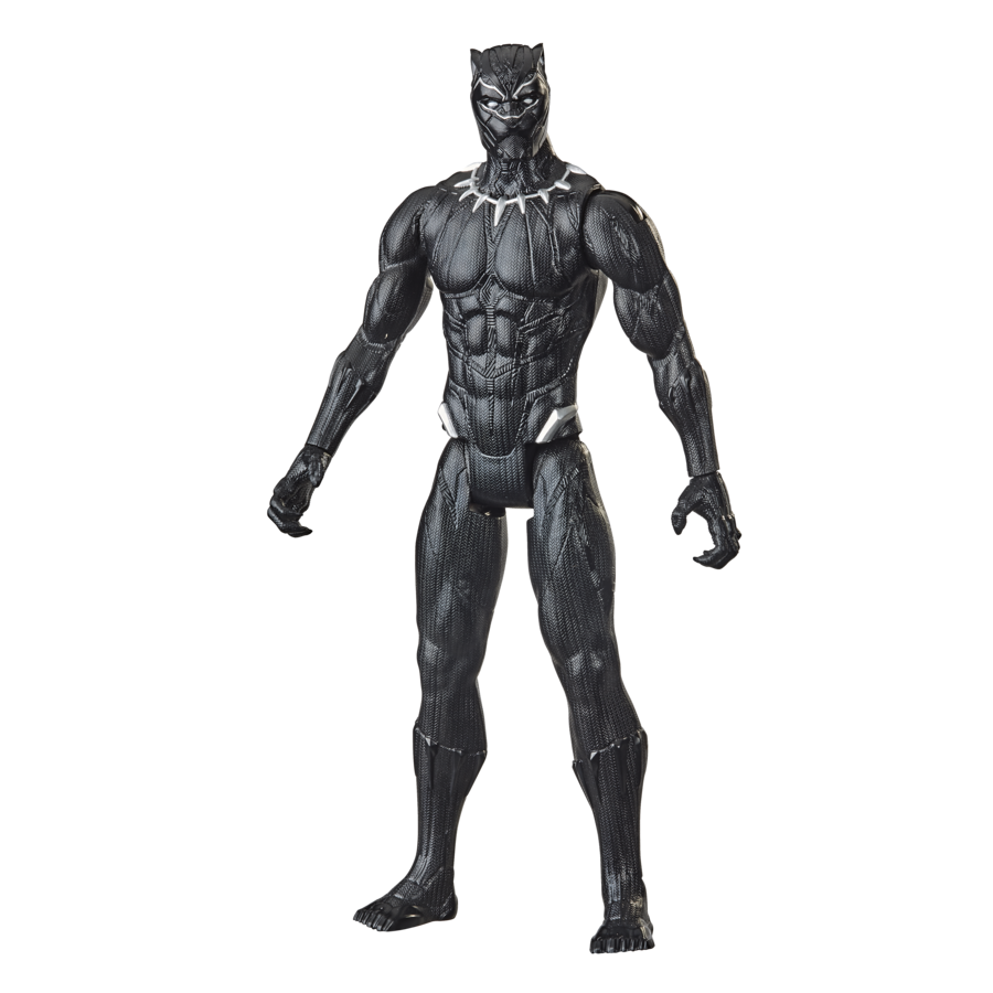 Marvel avengers titan hero series, action figure di black panther da collezione da 30 cm, giocattolo per bambini dai 4 anni in su - Avengers