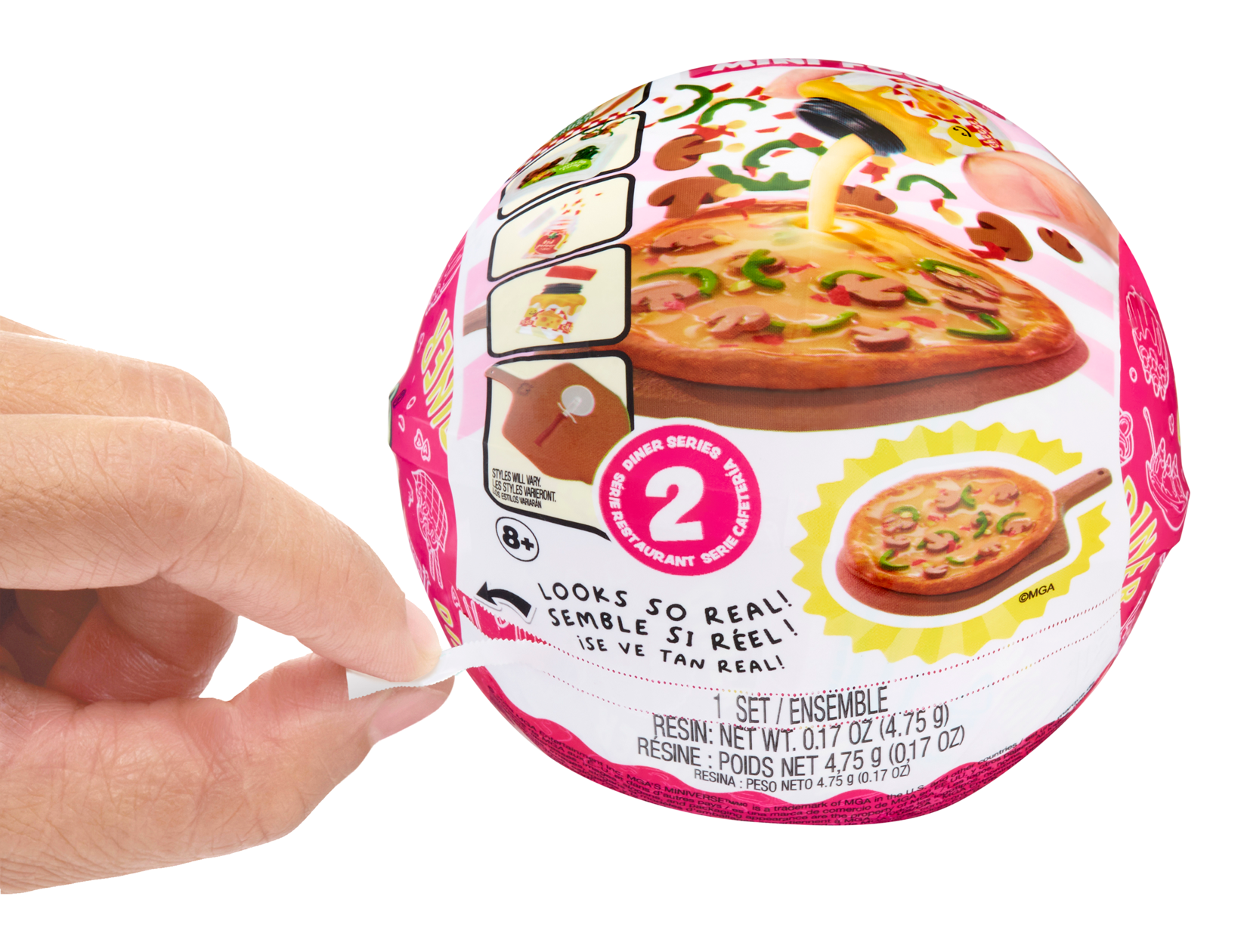 Mga's miniverse-mini food diner serie 2 – gioco di resina in una palla a  sorpresa - scopri