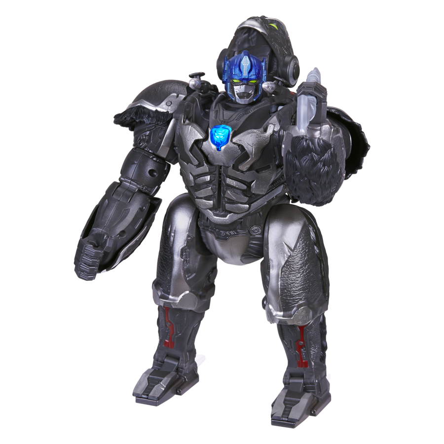 Hasbro "transformers: il risveglio", giocattolo animatronico command & convert di optimus primal (31,5 cm) - Transformers